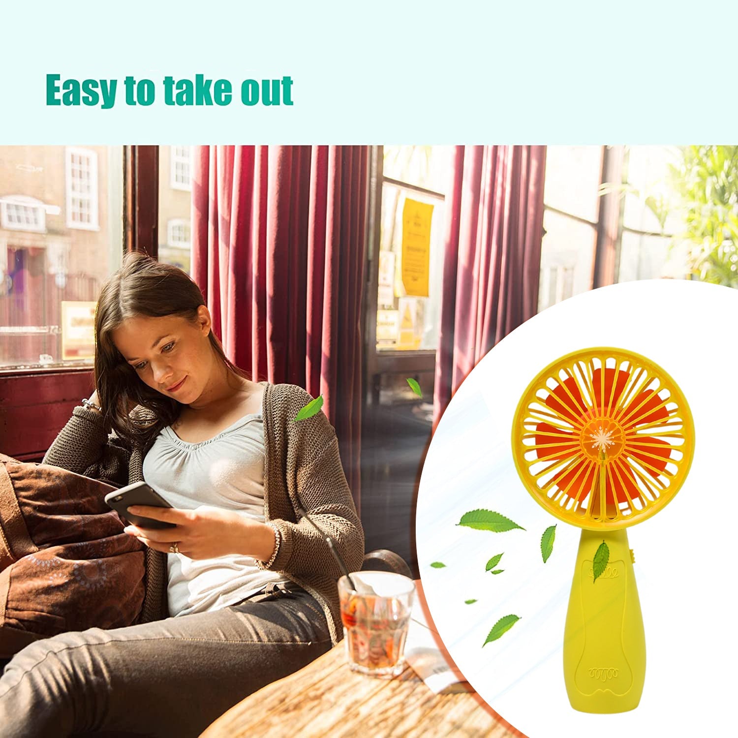 7605 Foldable Handy Light Fans Rechargeable Handheld Mini Fan Electric Personal Fans Hand Bar Desktop Fan DeoDap 7605 Foldable Handy Light Fans Rechargeable Handheld Mini Fan Electric Personal Fans Hand Bar Desktop Fan DeoDap